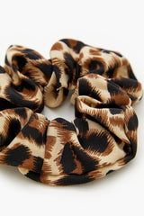 Leopard Print Hair Scrunchie