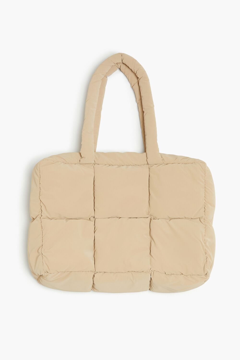 Quilted Puffer Tote Bag