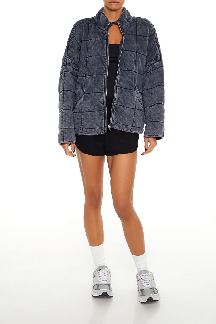 Quilted Zip-Up Jacket