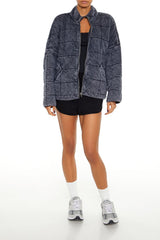 Quilted Zip-Up Jacket