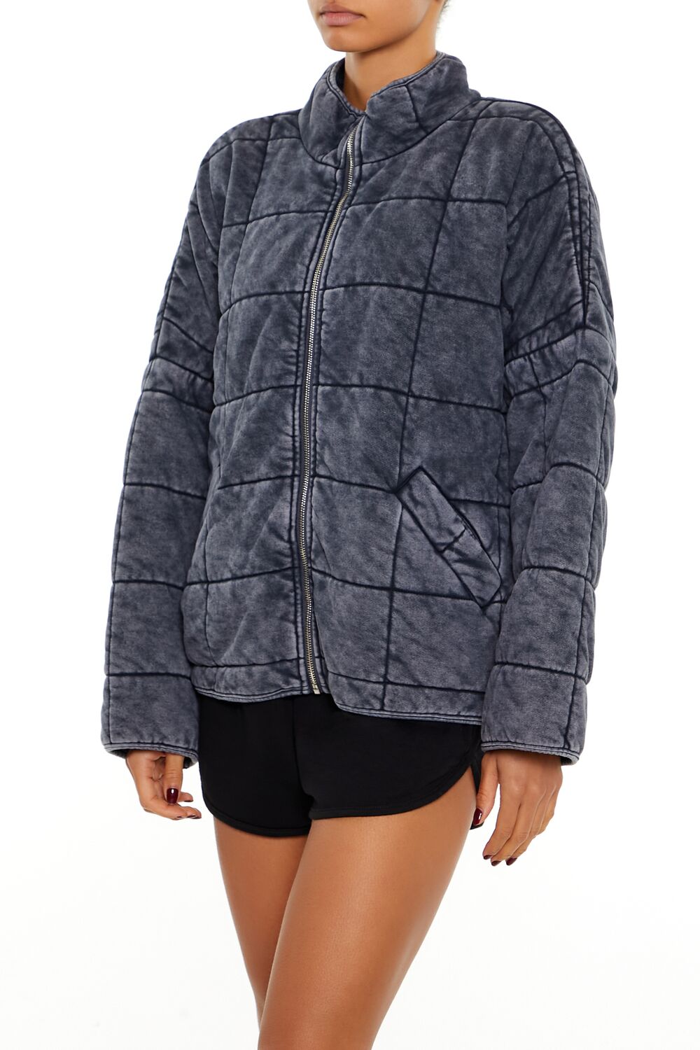 Quilted Zip-Up Jacket