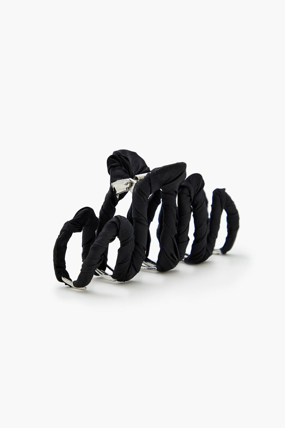 Ribbon-Wrapped Claw Hair Clip