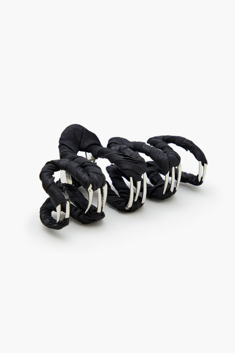 Ribbon-Wrapped Claw Hair Clip