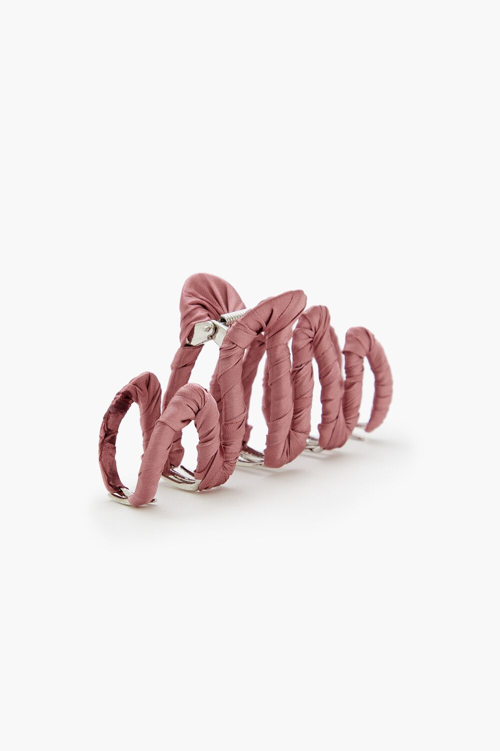 Ribbon-Wrapped Claw Hair Clip