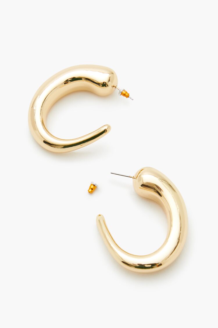 Smooth Hoop Earrings
