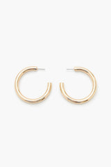 Smooth Hoop Earrings