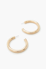 Smooth Hoop Earrings