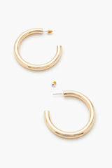 Smooth Hoop Earrings