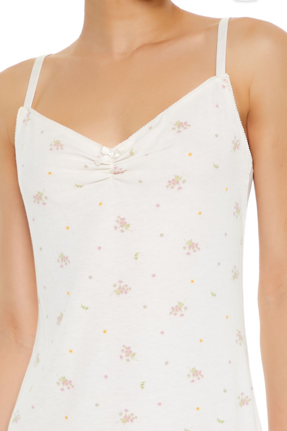 Floral Print Pajama Slip Dress