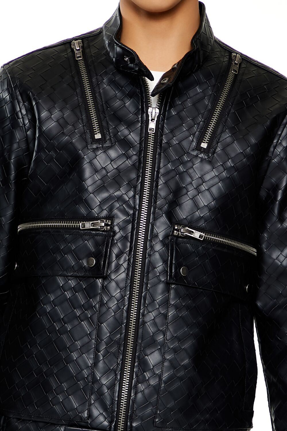 Basketwoven Trucker Jacket