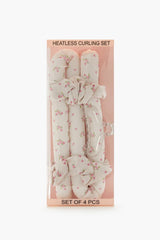 Floral Heatless Curling Rod Hair Set
