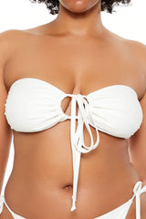 Plus Size Convertible Bandeau Bikini Top