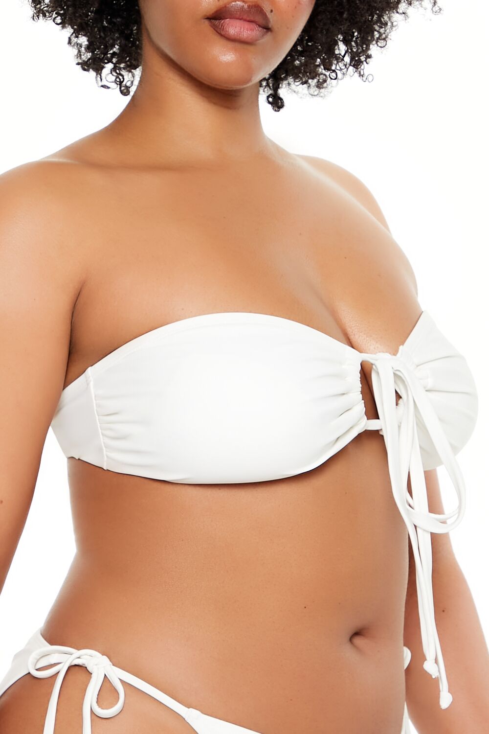 Plus Size Convertible Bandeau Bikini Top