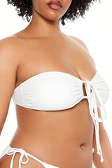 Plus Size Convertible Bandeau Bikini Top