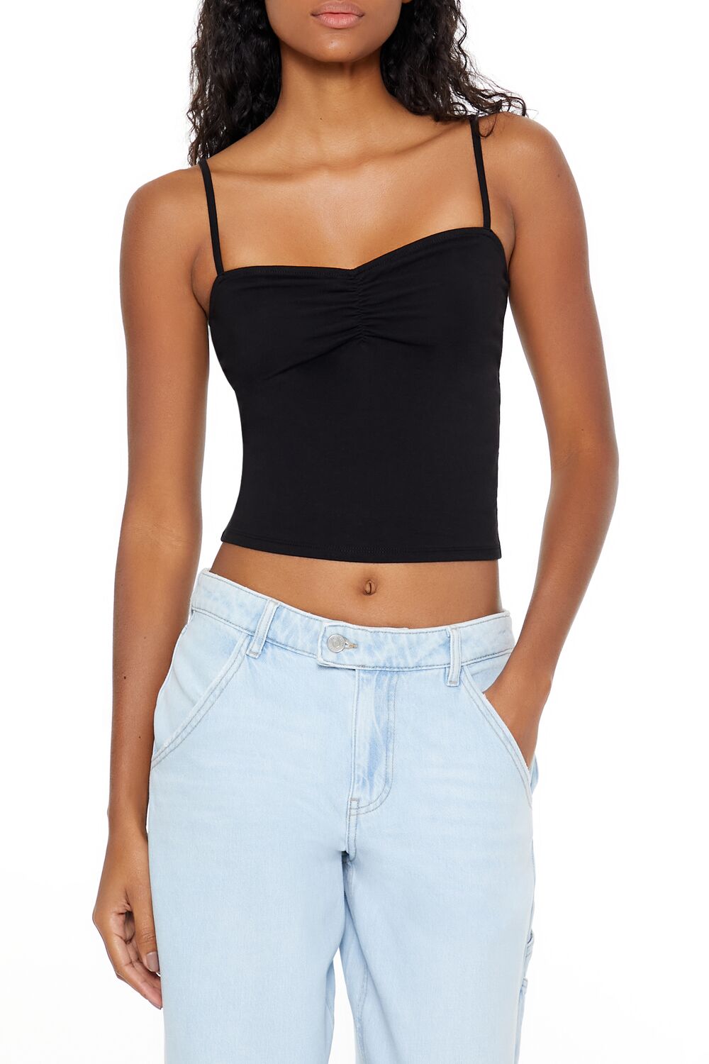 Sweetheart Cropped Cami