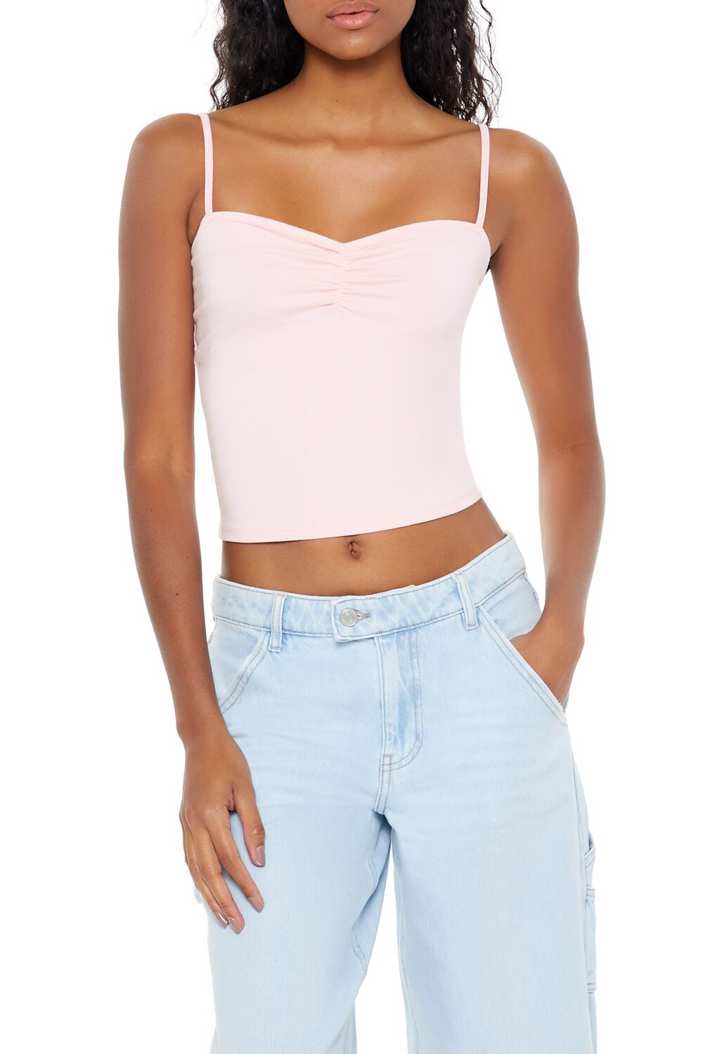 Sweetheart Cropped Cami