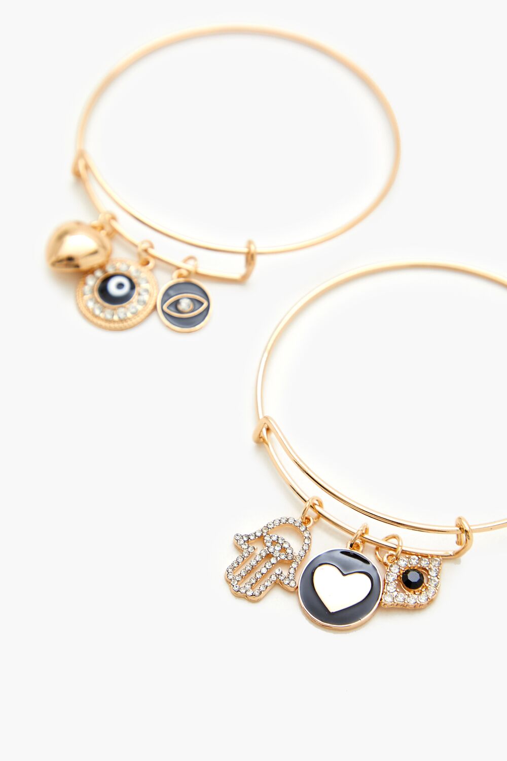 Evil Eye Bangle Bracelet Set