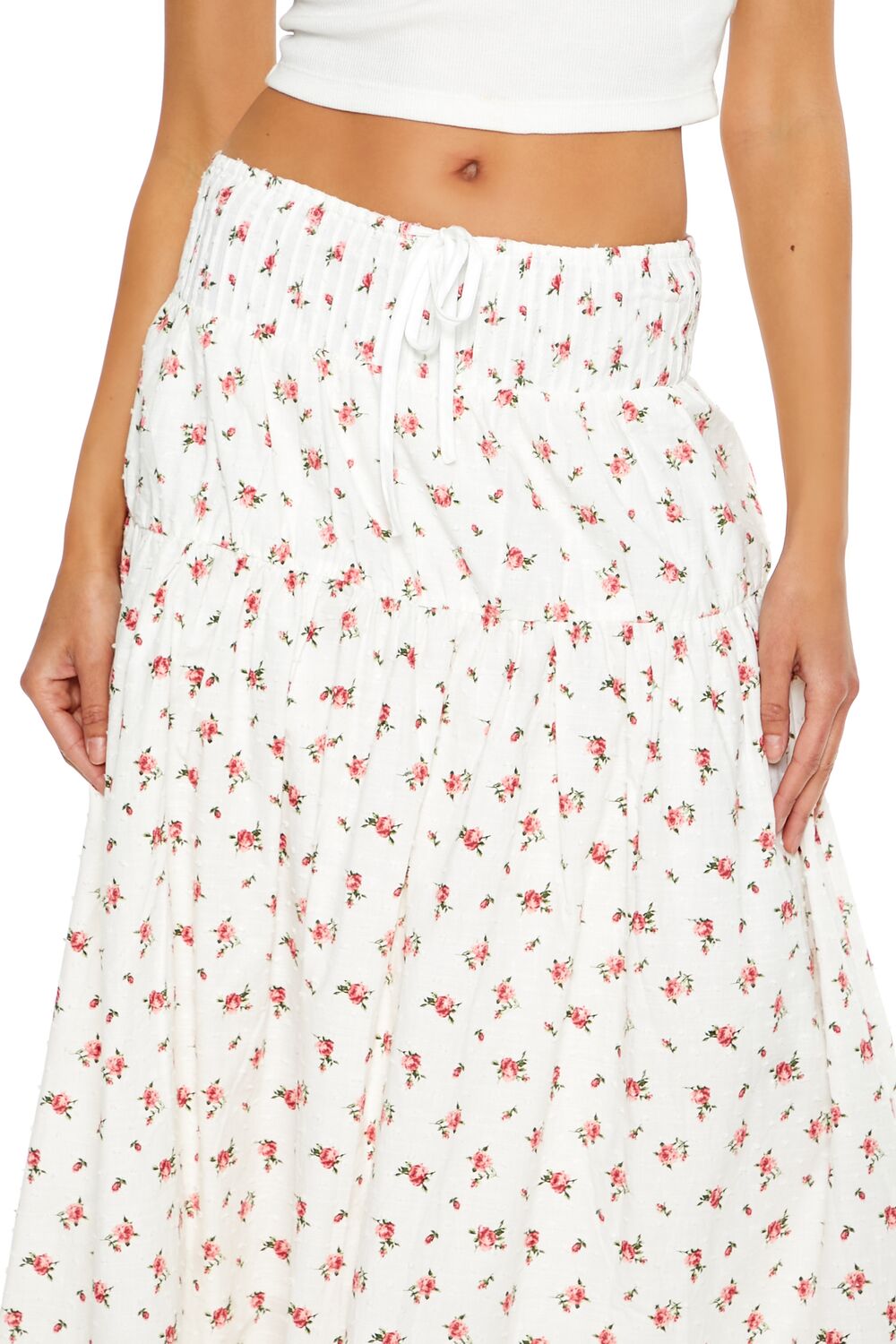 Floral Print Maxi Skirt