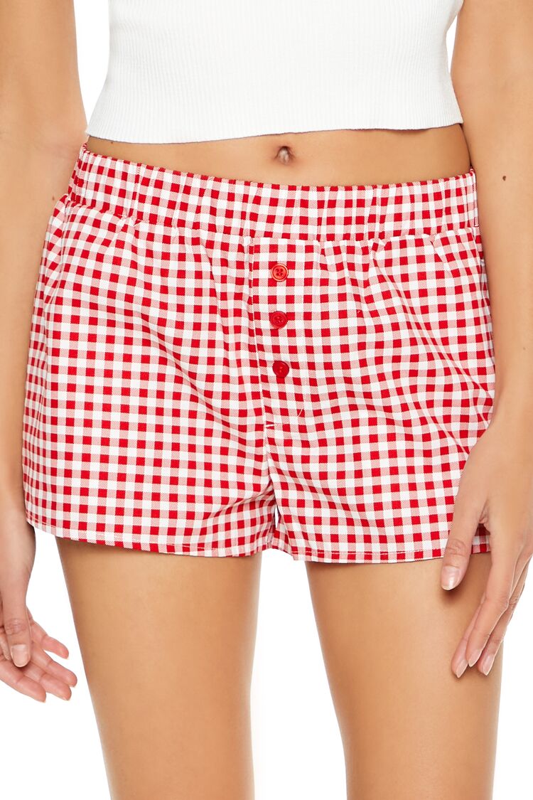 Gingham Boxer Shorts