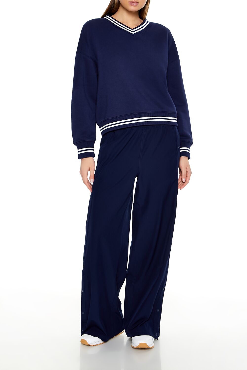 Fleece Drop-Sleeve Pullover