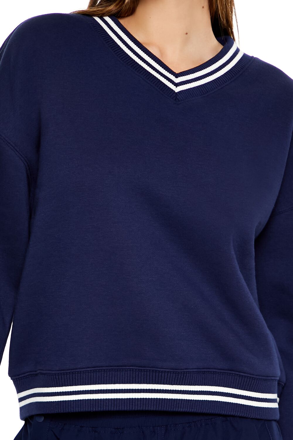 Fleece Drop-Sleeve Pullover