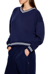 Fleece Drop-Sleeve Pullover