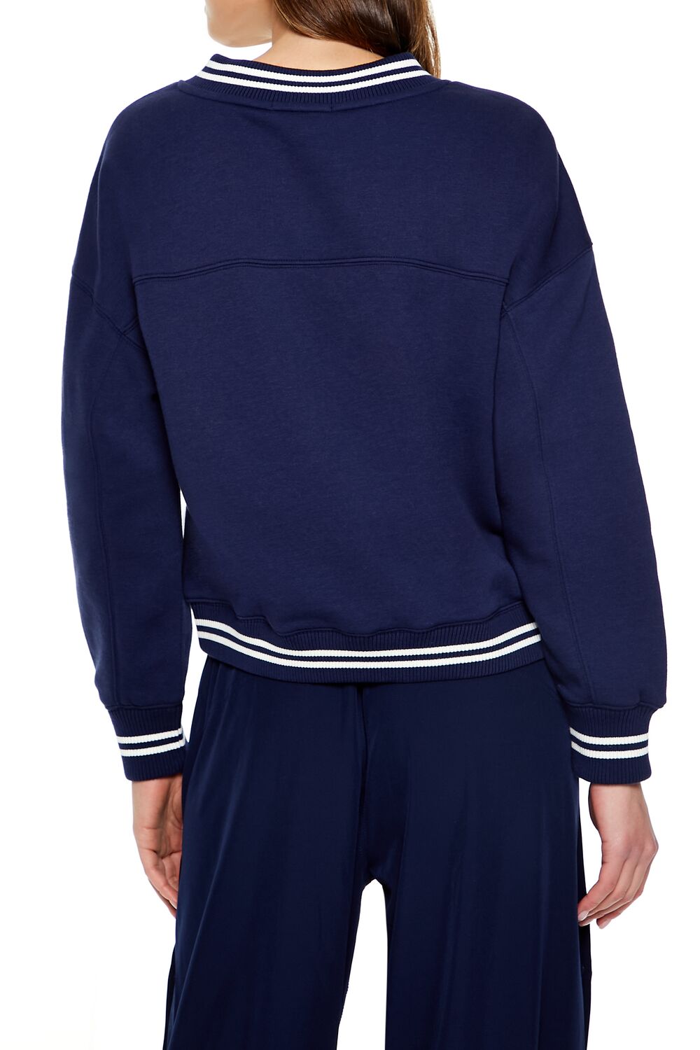 Fleece Drop-Sleeve Pullover