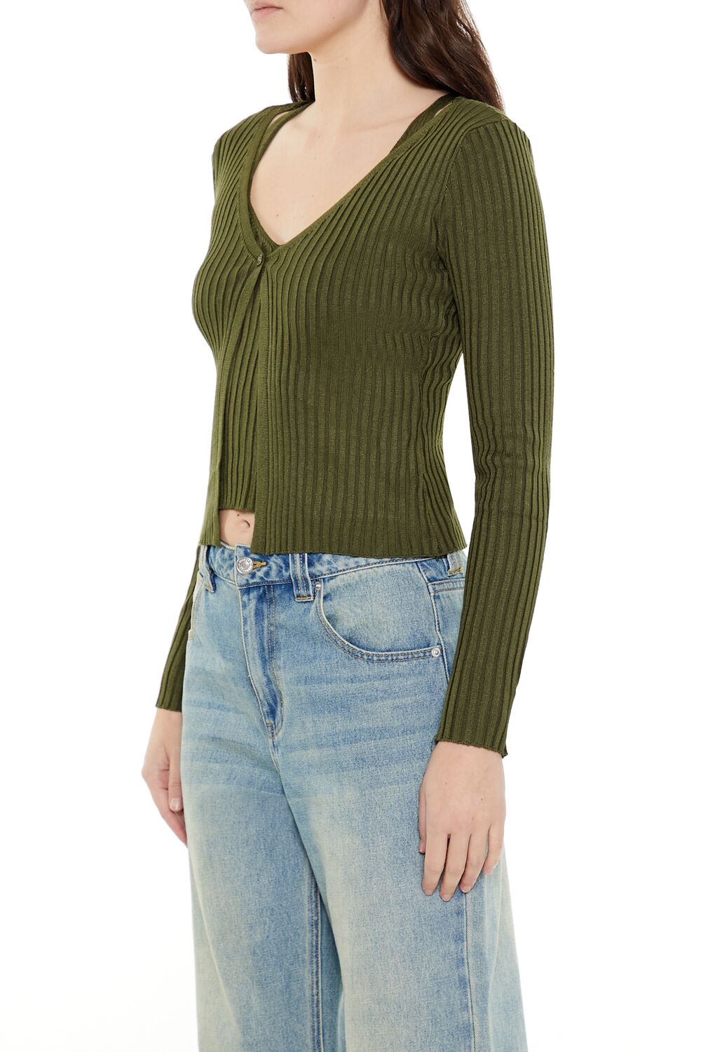 Tank Top & Cardigan Sweater Set
