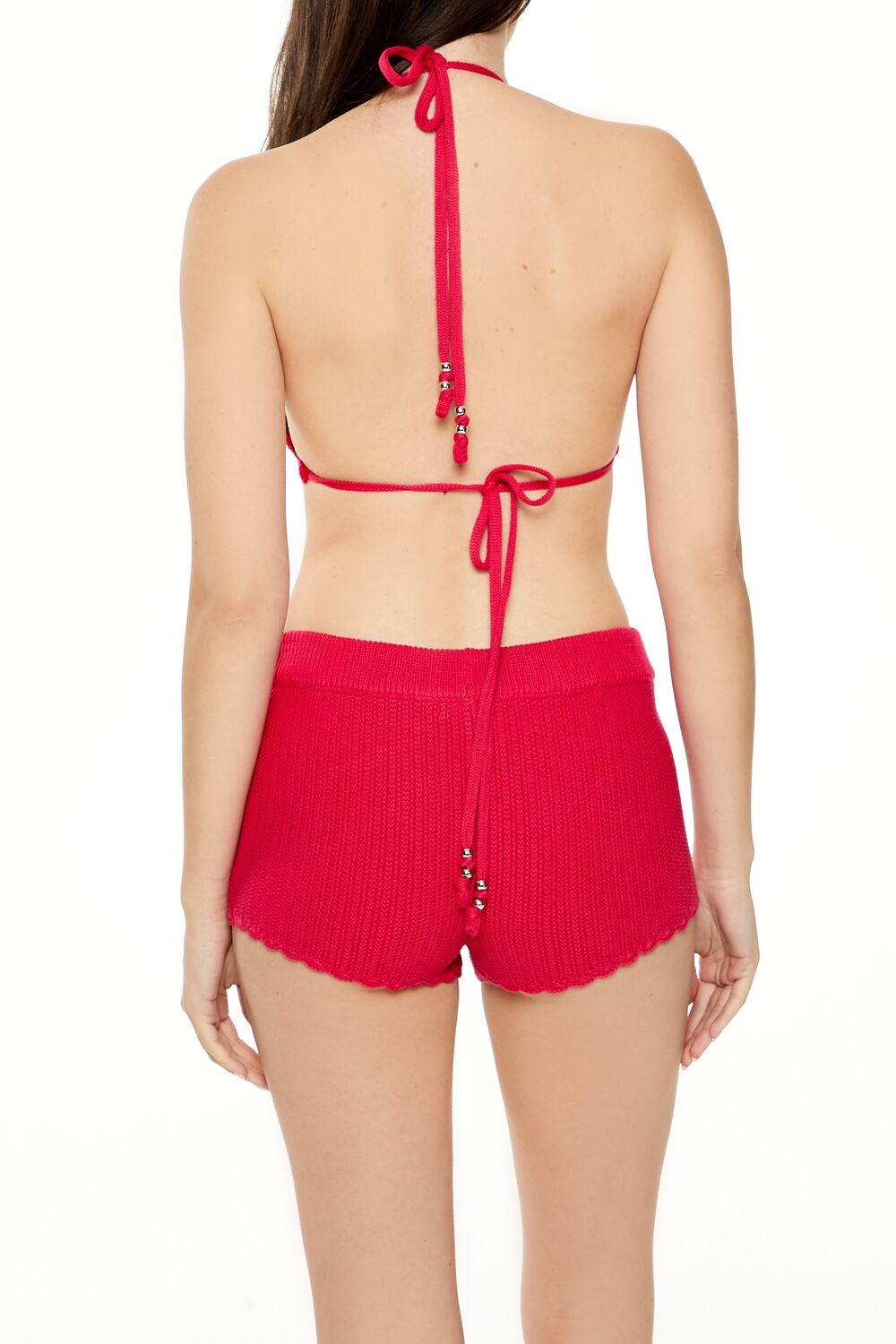 Sweater-Knit Triangle Bralette