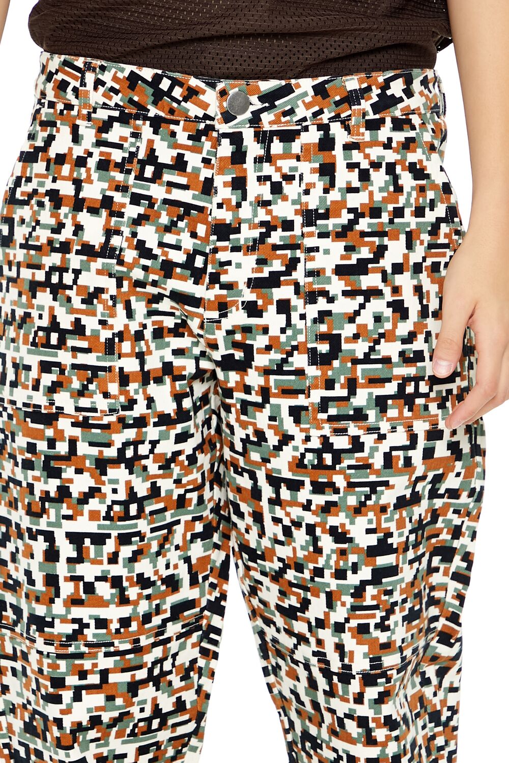 Geo Camo Slim-Fit Pants