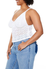 Plus Size Sweater-Knit Cami