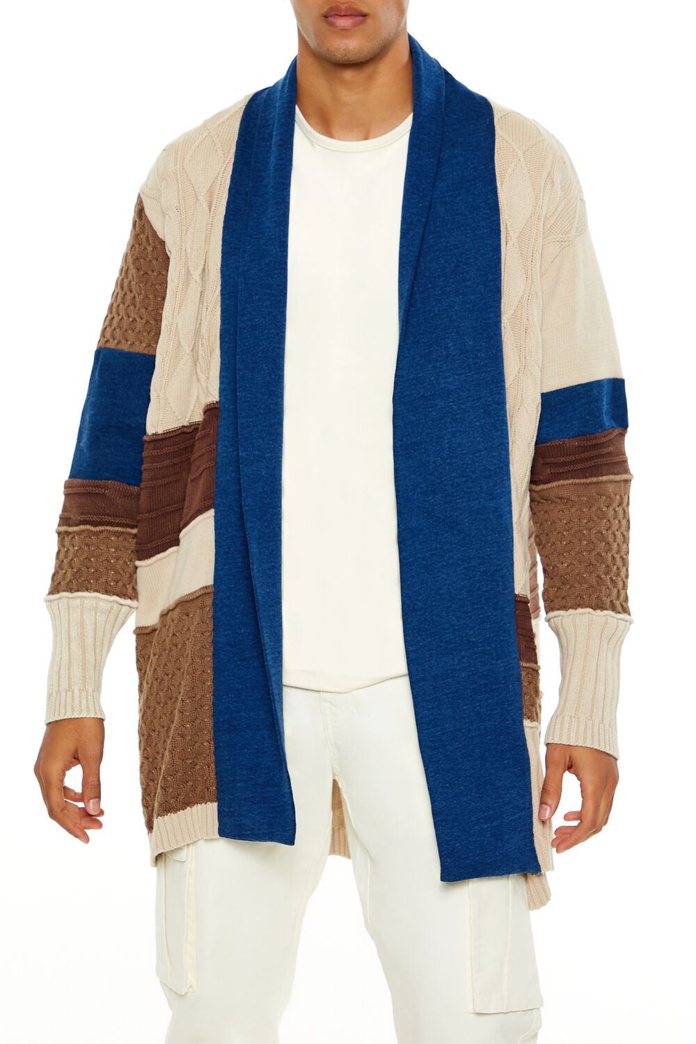 Colorblock Cardigan Sweater