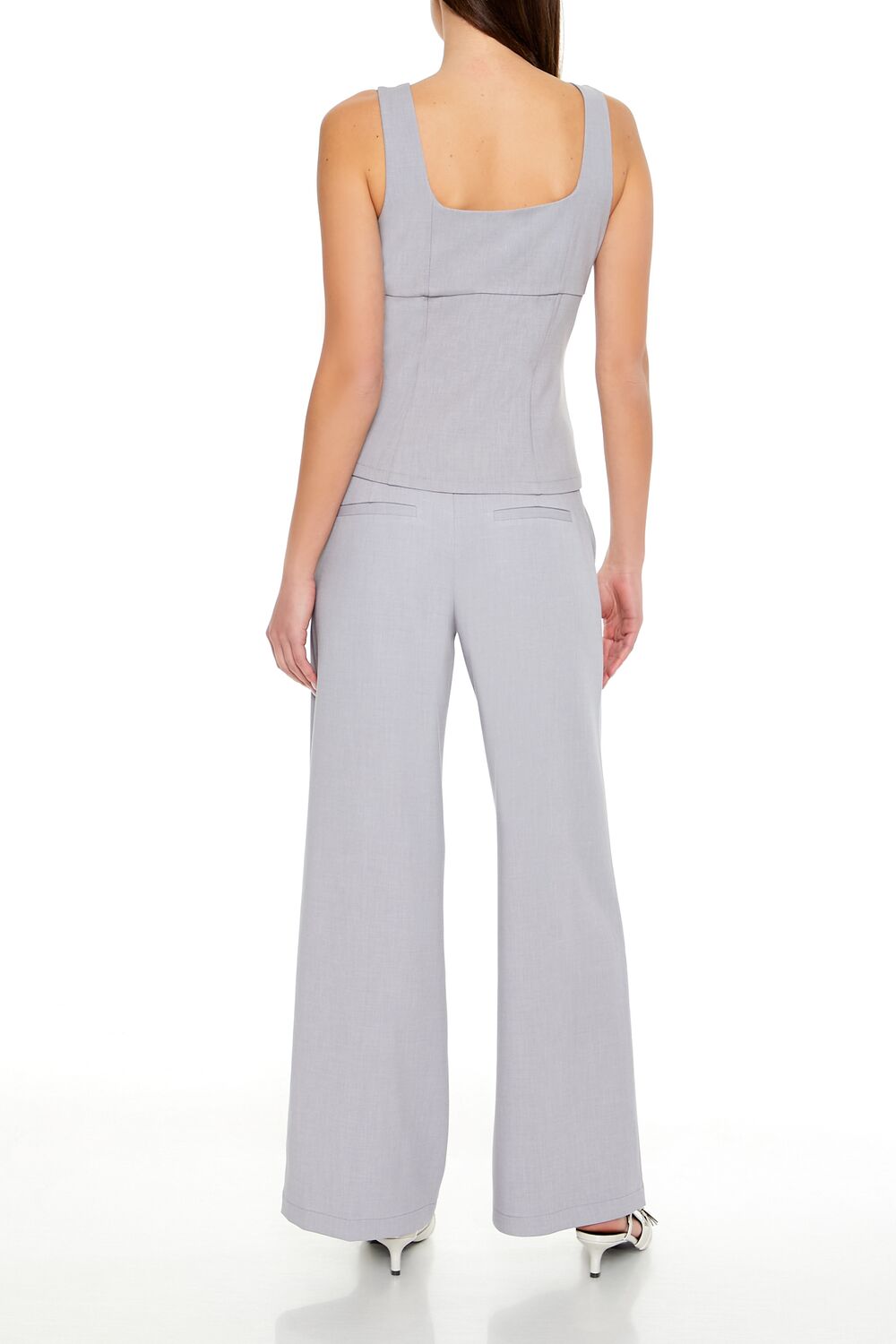 Belted Wide-Leg Pants