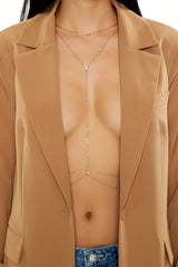 Rhinestone Caged Body Chain