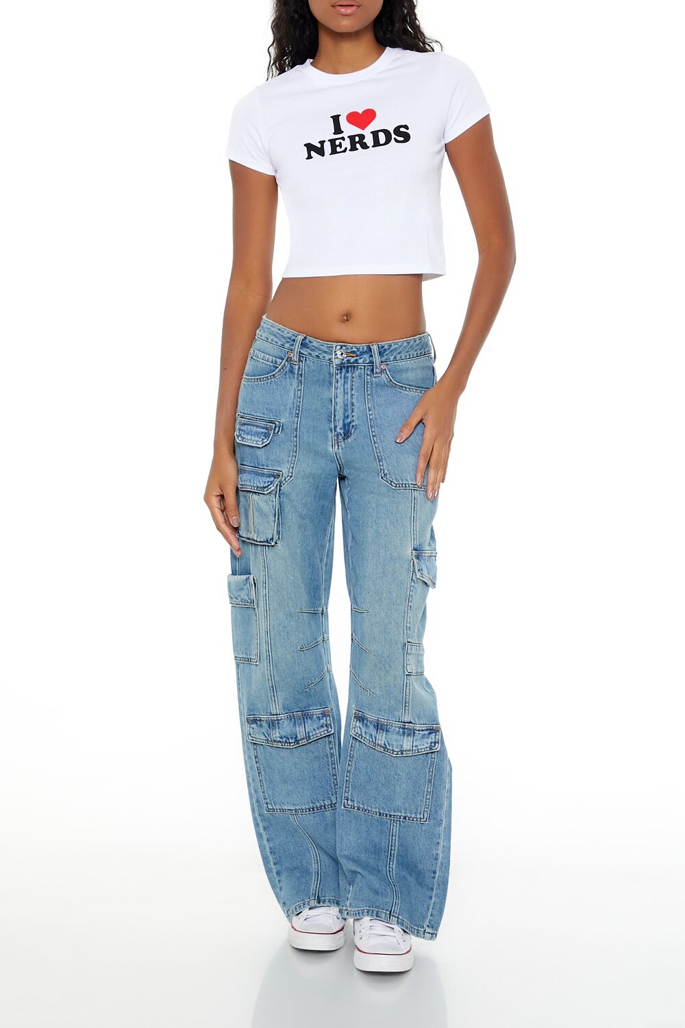 I Love Nerds Cropped Tee