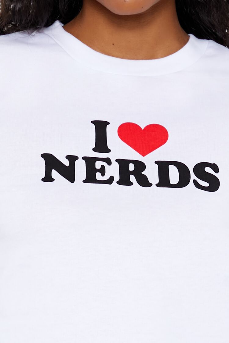 I Love Nerds Cropped Tee