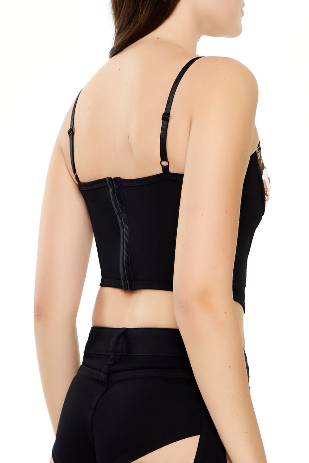 Cowboy Print Cropped Cami
