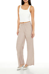 Trouser Mid-Rise Pants