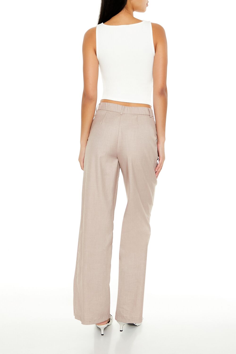 Trouser Mid-Rise Pants