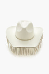 Rhinestone Fringe Cowboy Hat