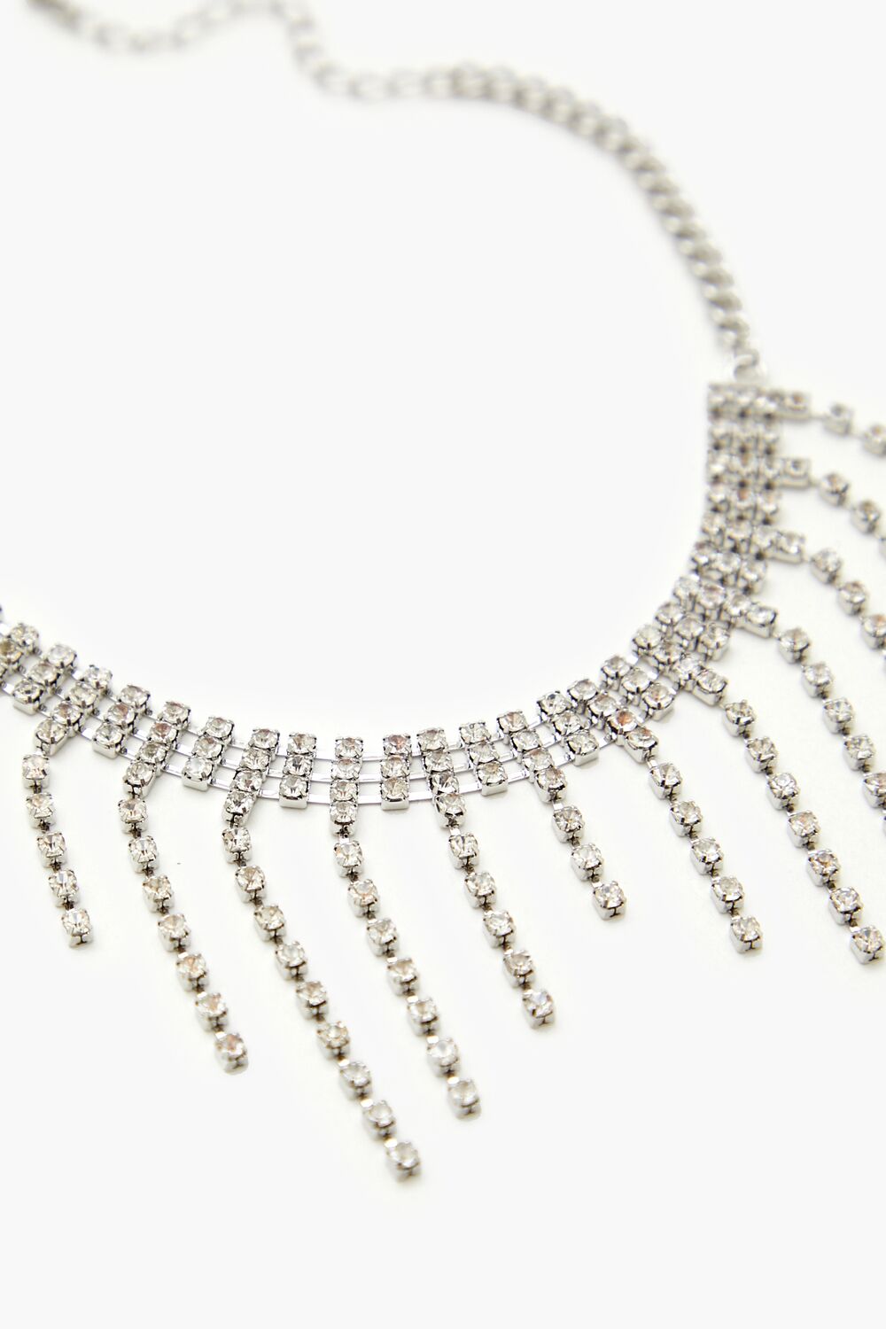 Rhinestone Fringe Anklet