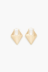 Geo Hoop Earrings