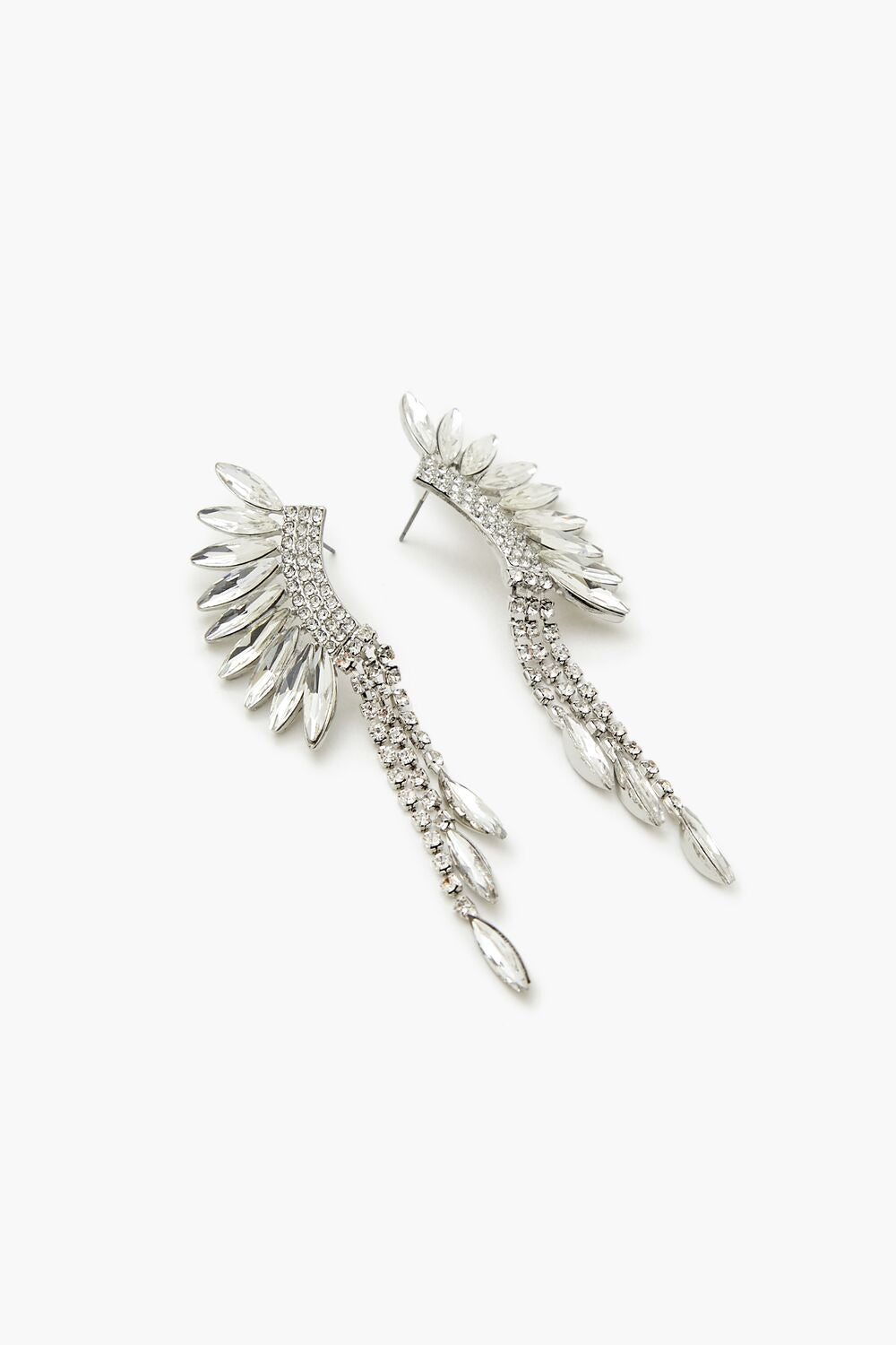 Rhinestone Box Chain Ear Crawlers