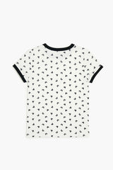 Girls Butterfly Ringer Tee (Kids)