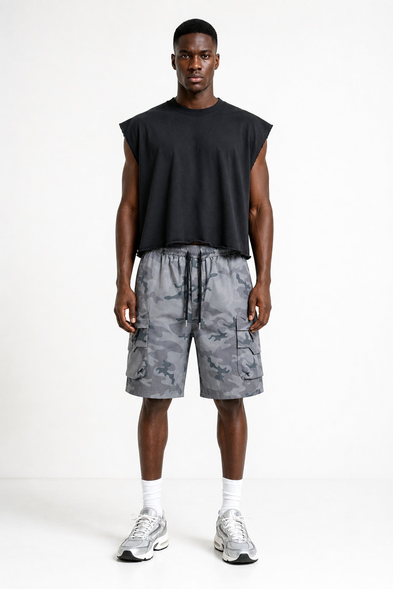Camo Utility Cargo Shorts