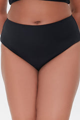 Plus Size High-Rise Bikini Bottoms