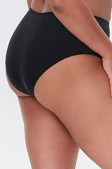 Plus Size High-Rise Bikini Bottoms