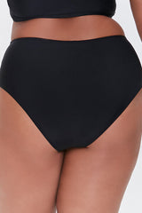 Plus Size High-Rise Bikini Bottoms