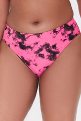 Plus Size Tie-Dye Bikini Bottoms