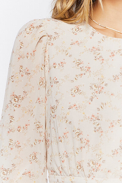 Floral Print Mini Dress